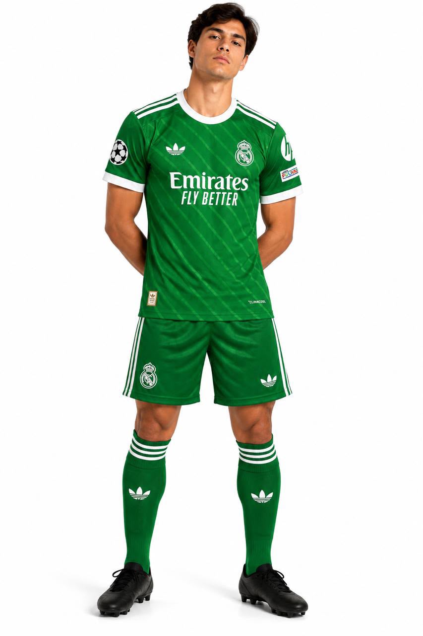 Uniforme Deportivo Real Madrid Verde